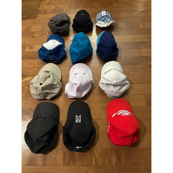 Cobra, Nike, Adidas Golf baseball hat bundle of 13 hats - Picture 6 of 12